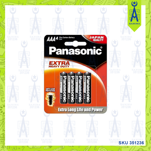 PANASONIC BATTERY EXTRA HEAVY DUTY AAA