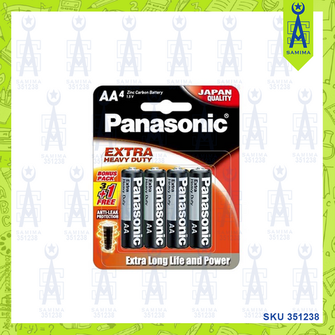 PANASONIC BATTERY EXTRA HEAVY DUTY AA4'S