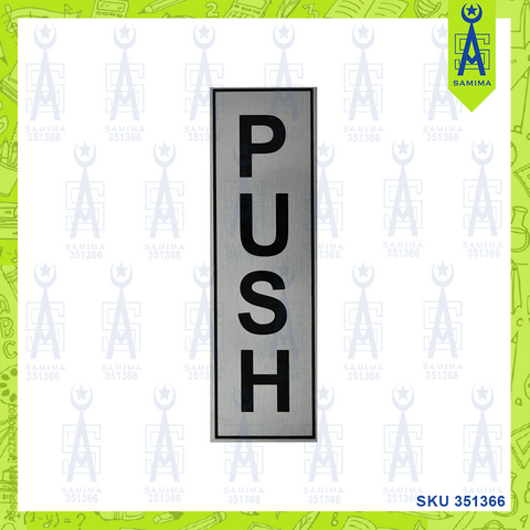 PUSH  SIGNZONE METALLIC STICKER MIX