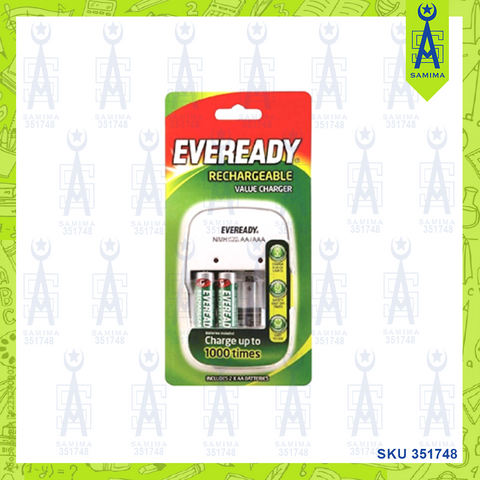 EVEREADY RECHARGEBLE VALUE CHARGER BATTERY AA2