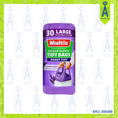 MULTIX HANDY TIES TIDY BAGS 71 X 58CM 30 LARGE