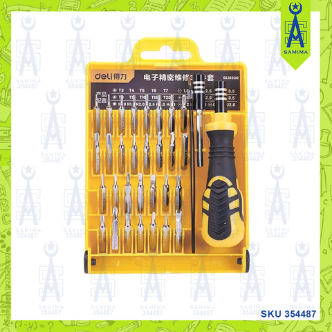 DELI DL306 SCREW DRIVER SET