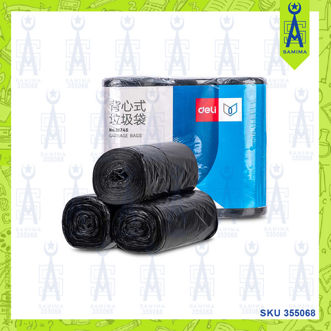 DELI 33185 GARBAGE BAG 45 X 55CM 5 ROLLS /150'S