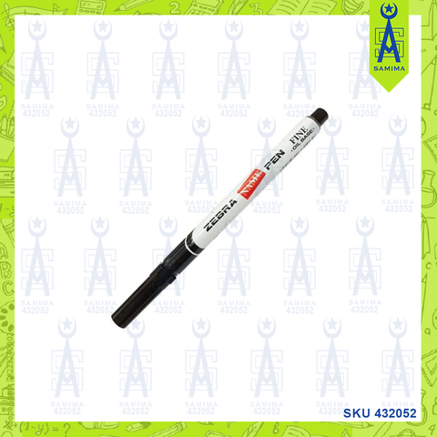 ZEBRA NAME PEN FINE BLACK