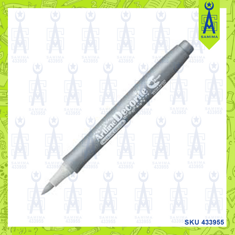 ARTLINE DECORITE  BRUSH MARKER METALIC SILVER