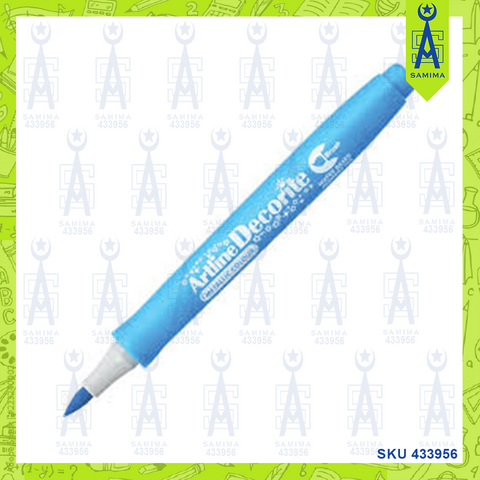 ARTLINE DECORITE  BRUSH MARKER METALIC BLUE