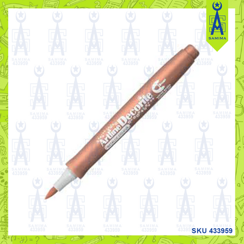 ARTLINE DECORITE  BRUSH MARKER METALIC BRONZE