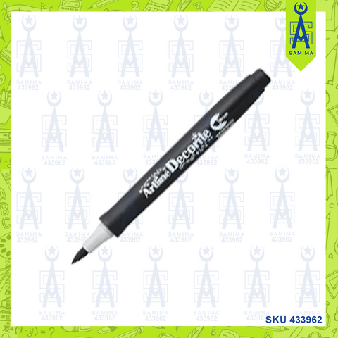 ARTLINE DECORITE  BRUSH MARKER BLACK