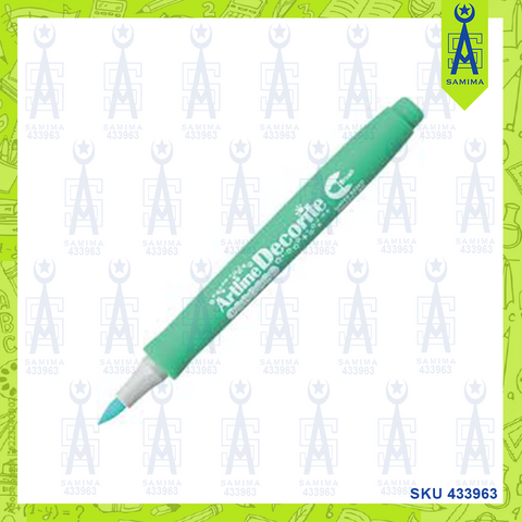 ARTLINE DECORITE BRUSH MARKER PASTEL GREEN