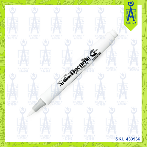 ARTLINE EDF-F DECORITE BRUSH MARKER WHITE