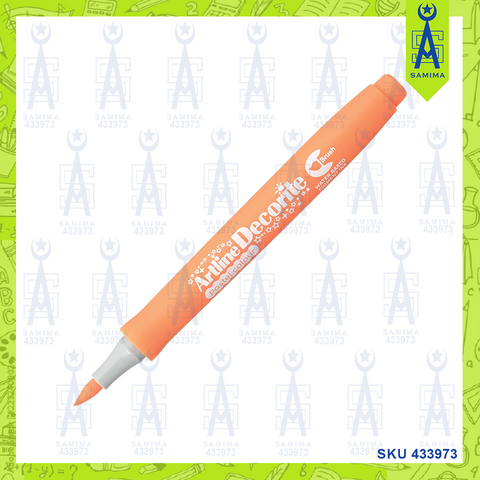 ARTLINE DECORITE BRUSH MARKER PASTEL ORANGE