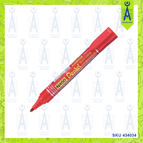 PENTEL  PERMANENT MARKER REFILLABLE N450 RED