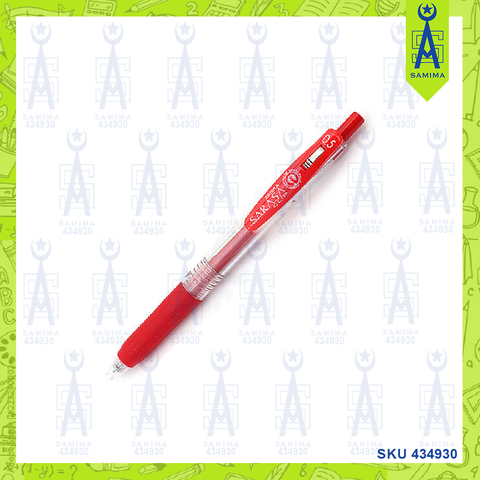 ZEBRA SARASA CLIP GEL PEN 0.5MM RED