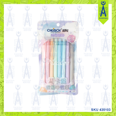 CHOSCH  COLOUR BALL PEN 0.6MM CS-G133 1'S