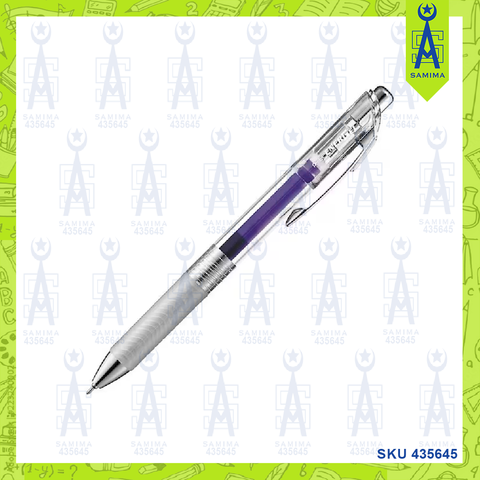 PENTEL ENERGEL INFREE NEEDLE TIP PEN 0.5MM VIOLET