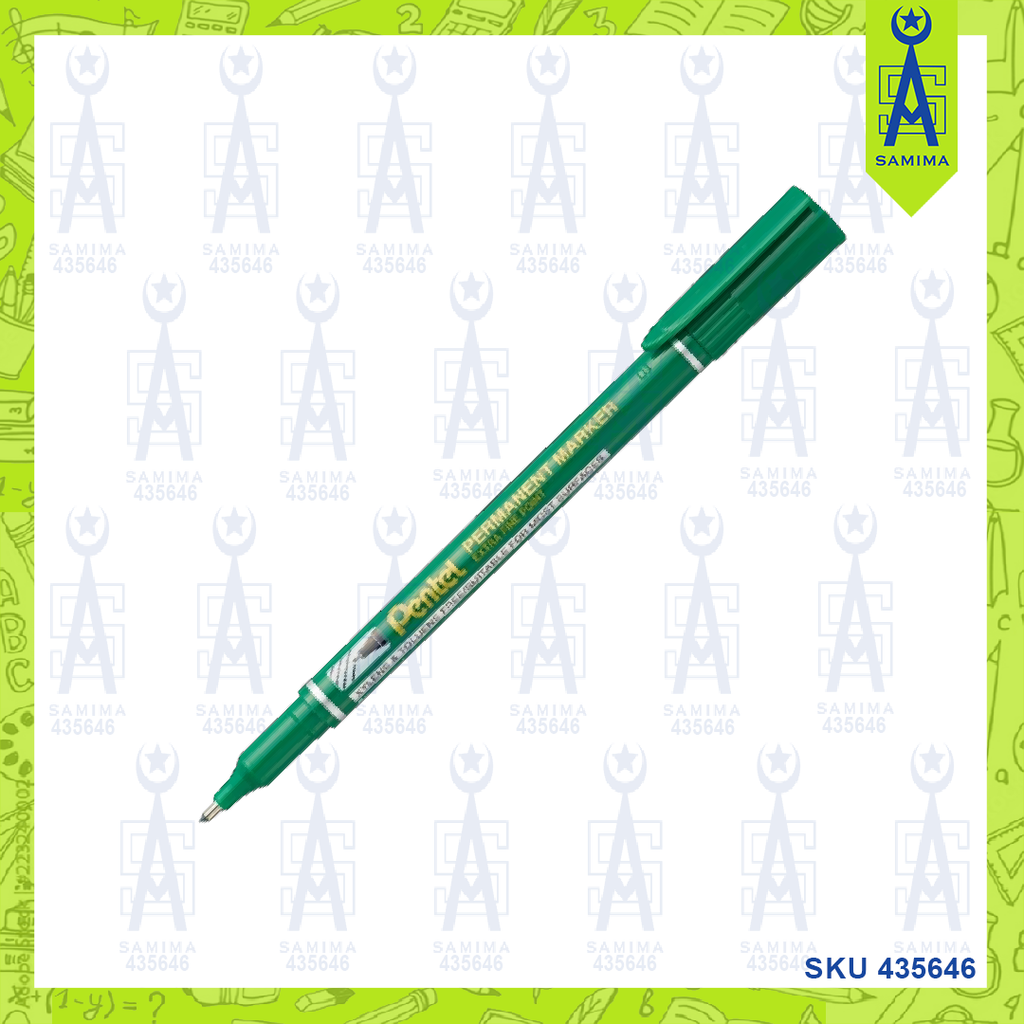 PENTEL NF450-D PERMANENT MARKER FINE POINT GREEN – Samima