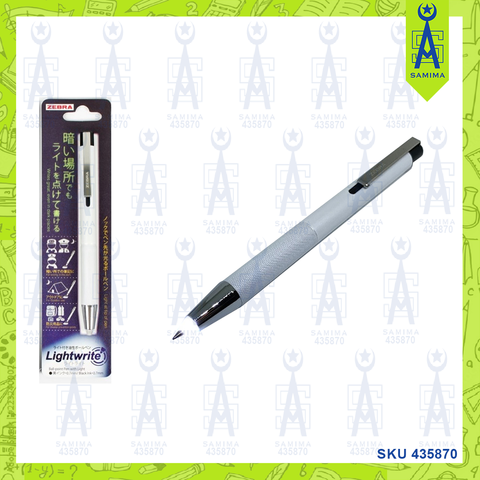 ZEBRA  LIGHTWRITE BALL POINT PEN 0.7MM BLACK INK