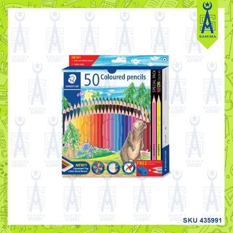 STAEDTLER COLOURED PENCIL BEAR NORICA 50'S 143 C5P