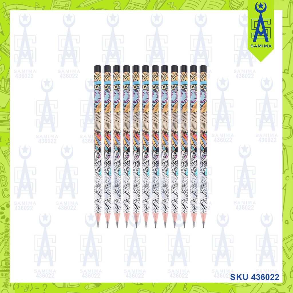 DELI U533 00 ARTI GRAFF GRAPHITE PENCIL 2B 12PCS – Samima