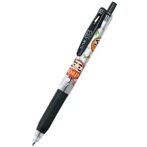 SARASA LUCKY CHARM 0.5  DARUMA BLACK INK PEN