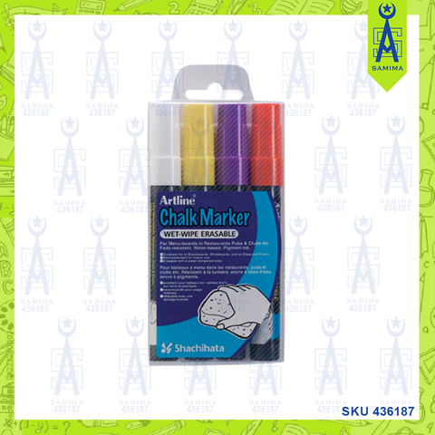 ARTLINE CHALK MARKER SET 2 4'S / PACK