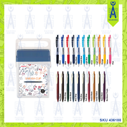 ZEBRA SARASA CLIP PEN 0.5 25 PCS SET SPECIAL EDITI