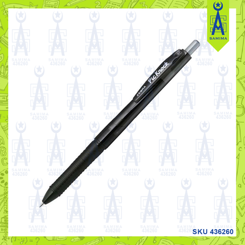 ZEBRA PIC KNOCK BALL POINT PEN 0.7 BLACK