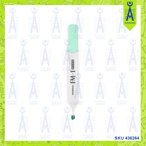 ZEBRA FM-1 MILD FLUO HIGHLIGHTER BLUE GREEN