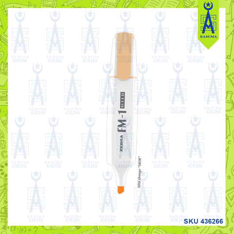 ZEBRA FM-1 MILD FLUO HIGHLIGHTER ORANGE