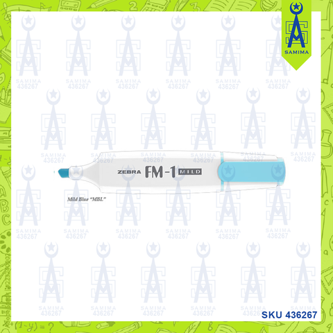 ZEBRA FM-1 MILD FLUO HIGHLIGHTER BLUE