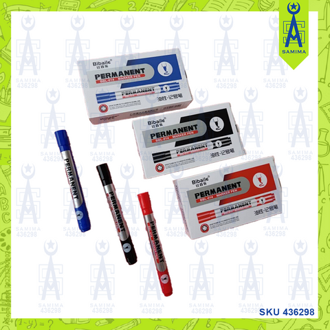 BIBAILE BBL-014-4 PERMANENT MARKER ASST 4'S/CARD