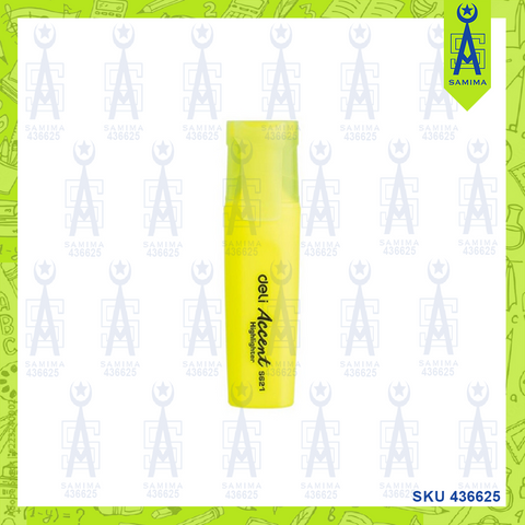 DELI S621 ACCENT HIGHLIGHTER YELLOW