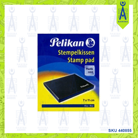 PELIKAN STAMP PAD 2E 7 X 11CM BLUE