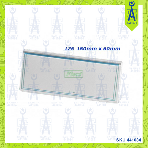 FLEXI L-CARD HOLDER L-25 18CMX6CM