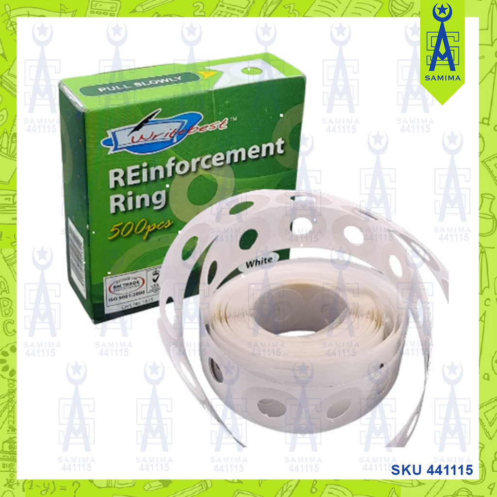 WRITEBEST REINFORCEMENT RING MIX COLOUR – Samima