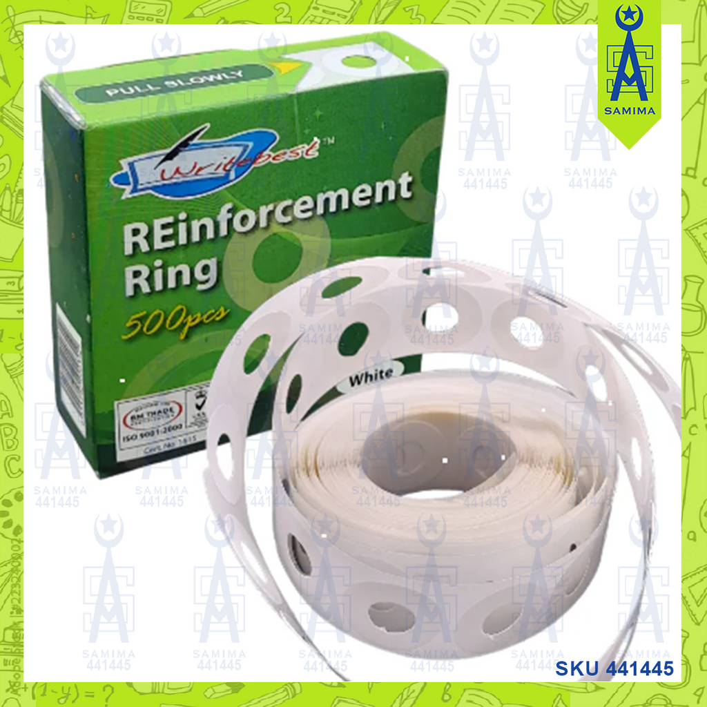 WRITEBEST REINFORCEMENT RINGS&TRANSPARENT 500