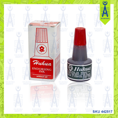 HUHUA ENDORSING INK RED