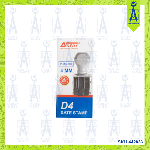 ASTAR DATE STAMP D-4