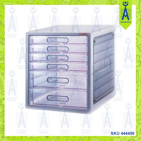 SYSMAX 10006 LUX TRANSPARENT CABINET 6'S TRAY