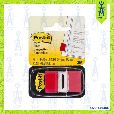 POST-IT 3M FLAG 50 'S 25.4MM X 43.2 MM