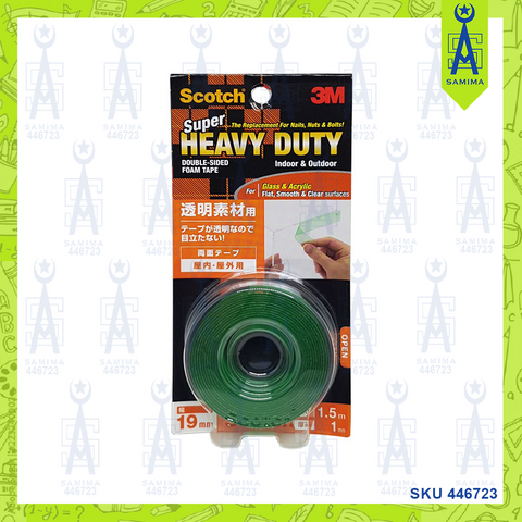 3M HEAVY DUTY DOUBLE SIDED FOAM TAPE KTD-19