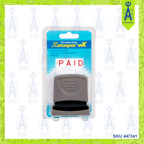 XSTAMPER RE-INKING STAMP PAID (SOLID) 1115R