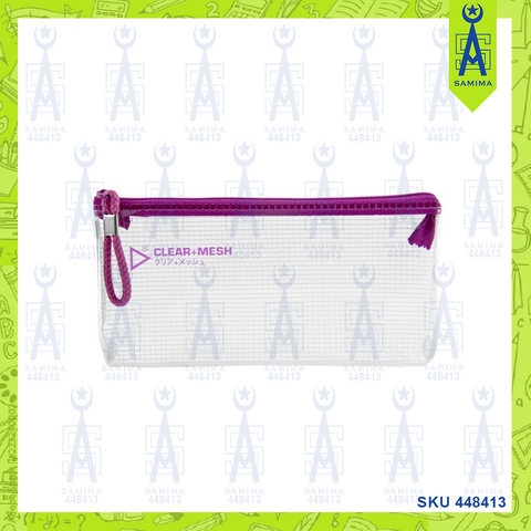 KCK CLEAR + MESH BAG 6060-B6.5 ASST COLOURS