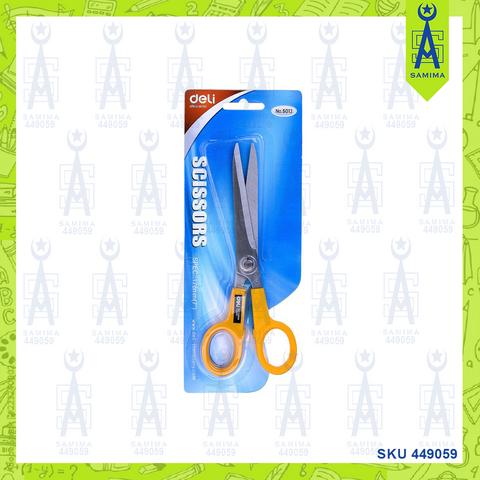 DELI STEEL SCISSORS 178MM 6013