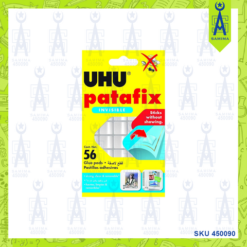 UHU PATAFIX TRANSPARENT 56 PADS