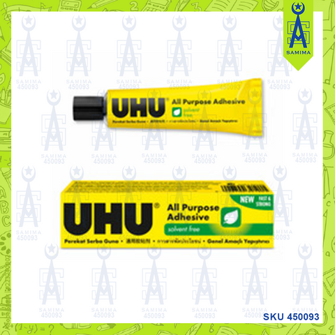 UHU ALL PURPOSE GLUE SOLVENT FREE 33ML