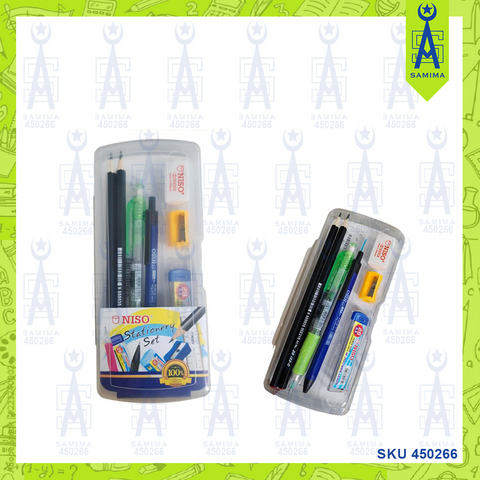 NISO STATIONERY SET+PENCIL / PACK