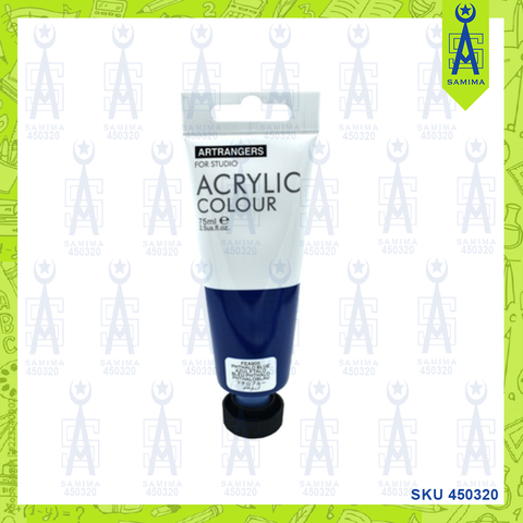 ART RANGER ACRYLIC COLOUR TUBE 75ML PHTALO BLUE