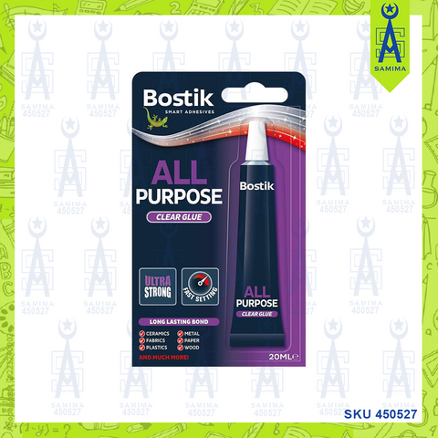 BOSTIK ALL PURPOSE CLEAR GLUE 20ML