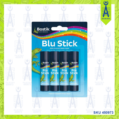 BOSTIK BLU STICK 8G X 4PCS / CARD